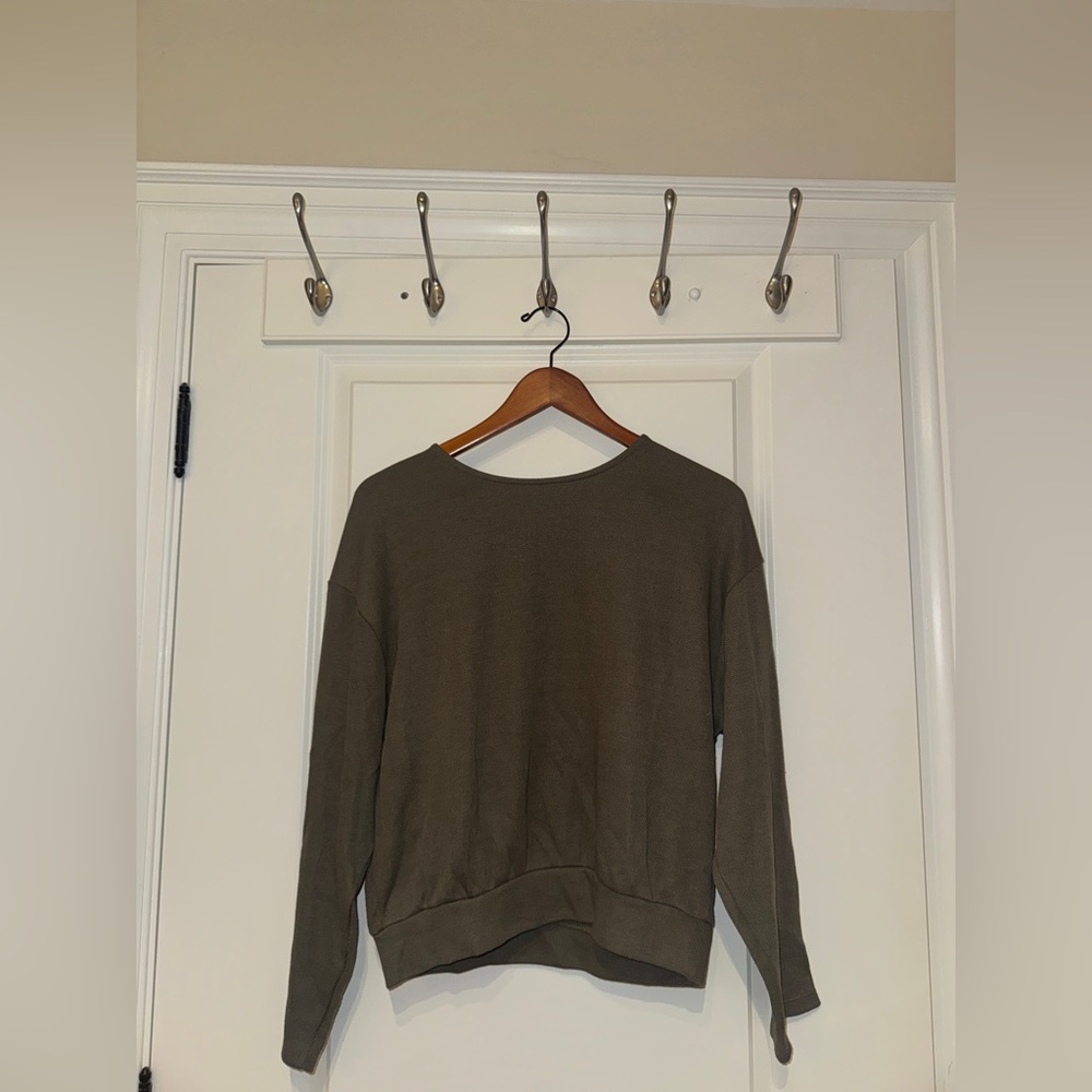 Zara Olive Green Top